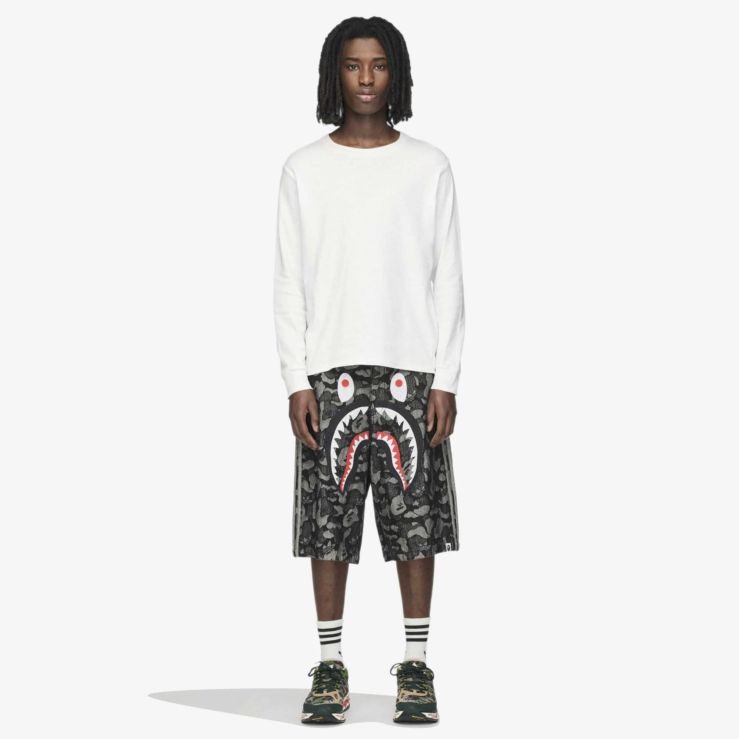 Shark Denim Jorts x BAPE - Image 3