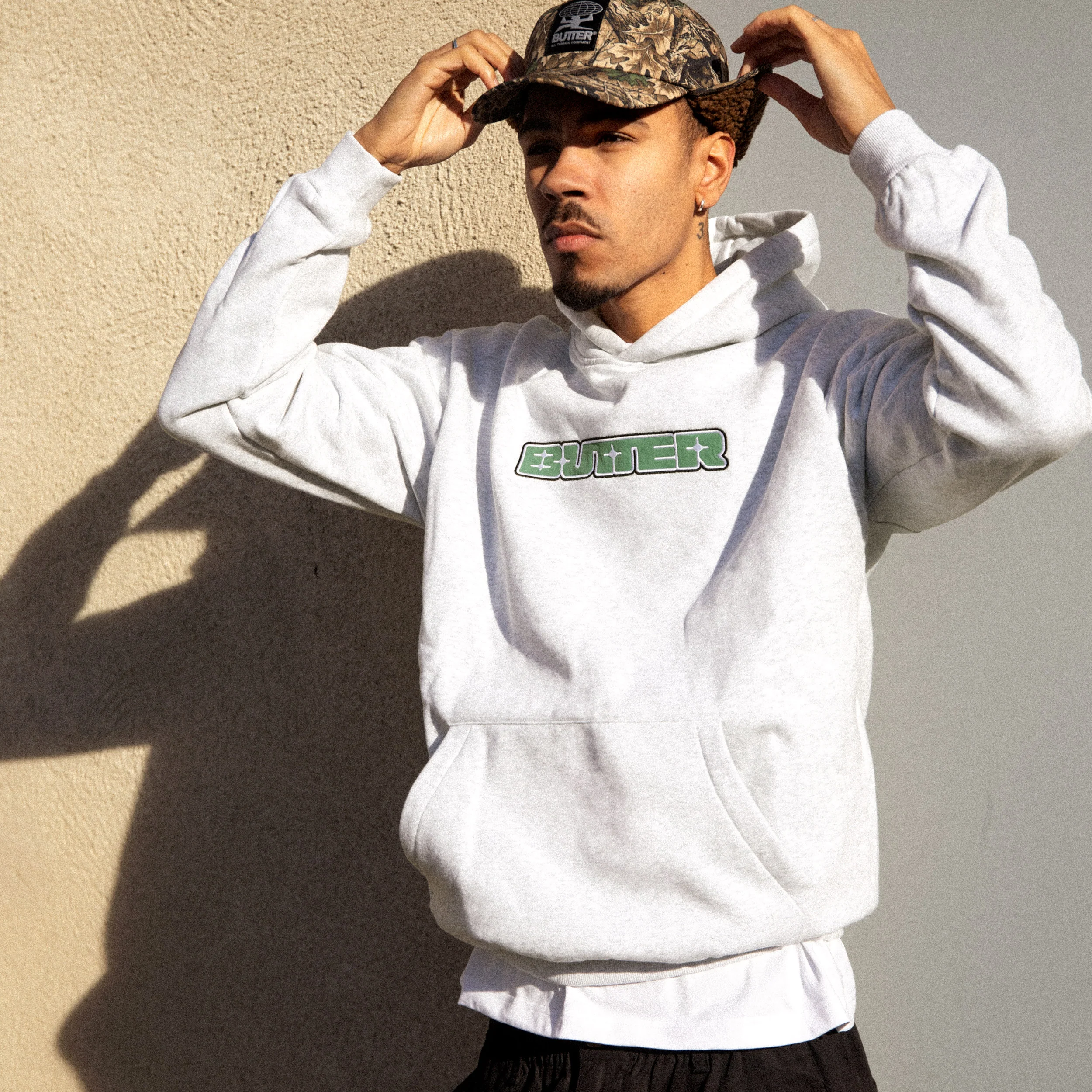 Glint Nylon Applique Pullover Hood - Image 3