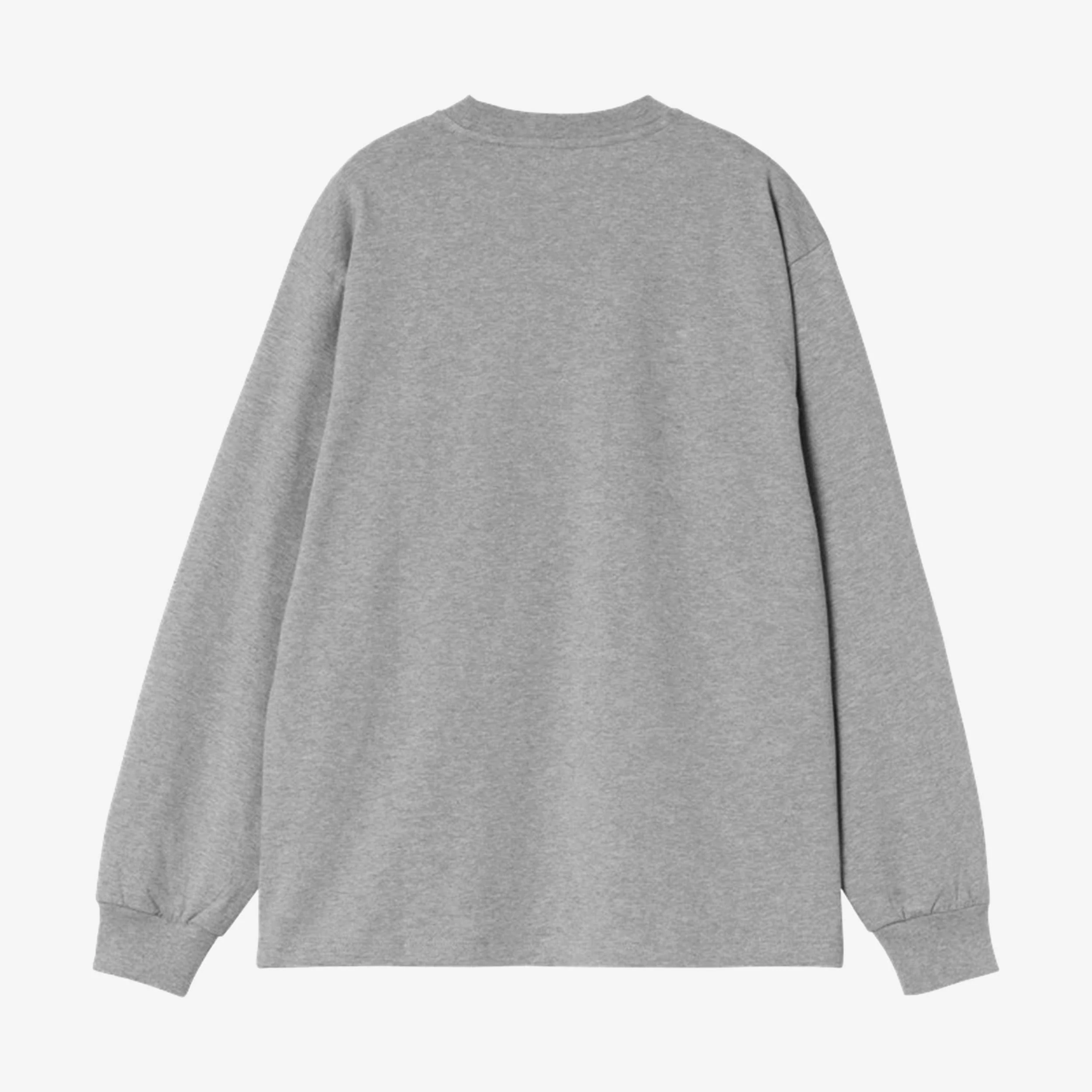 Wmns Long Sleeve Heart Patch T-Shirt - Image 2