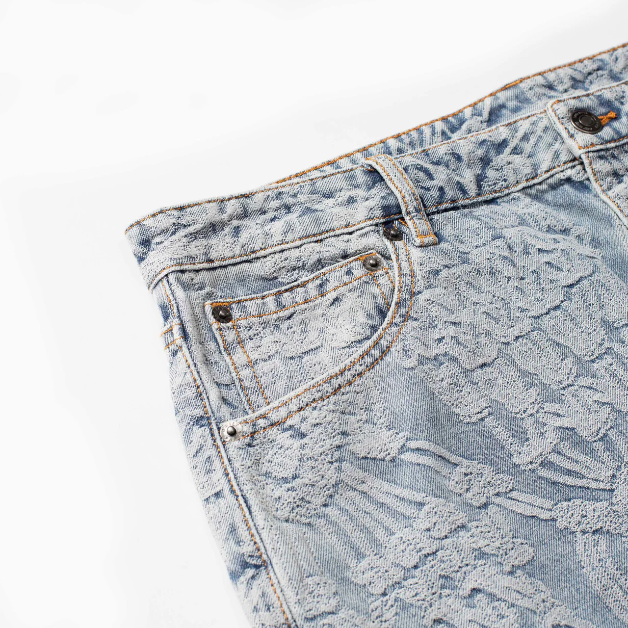 Settle Macrame Denim Pants - Image 10