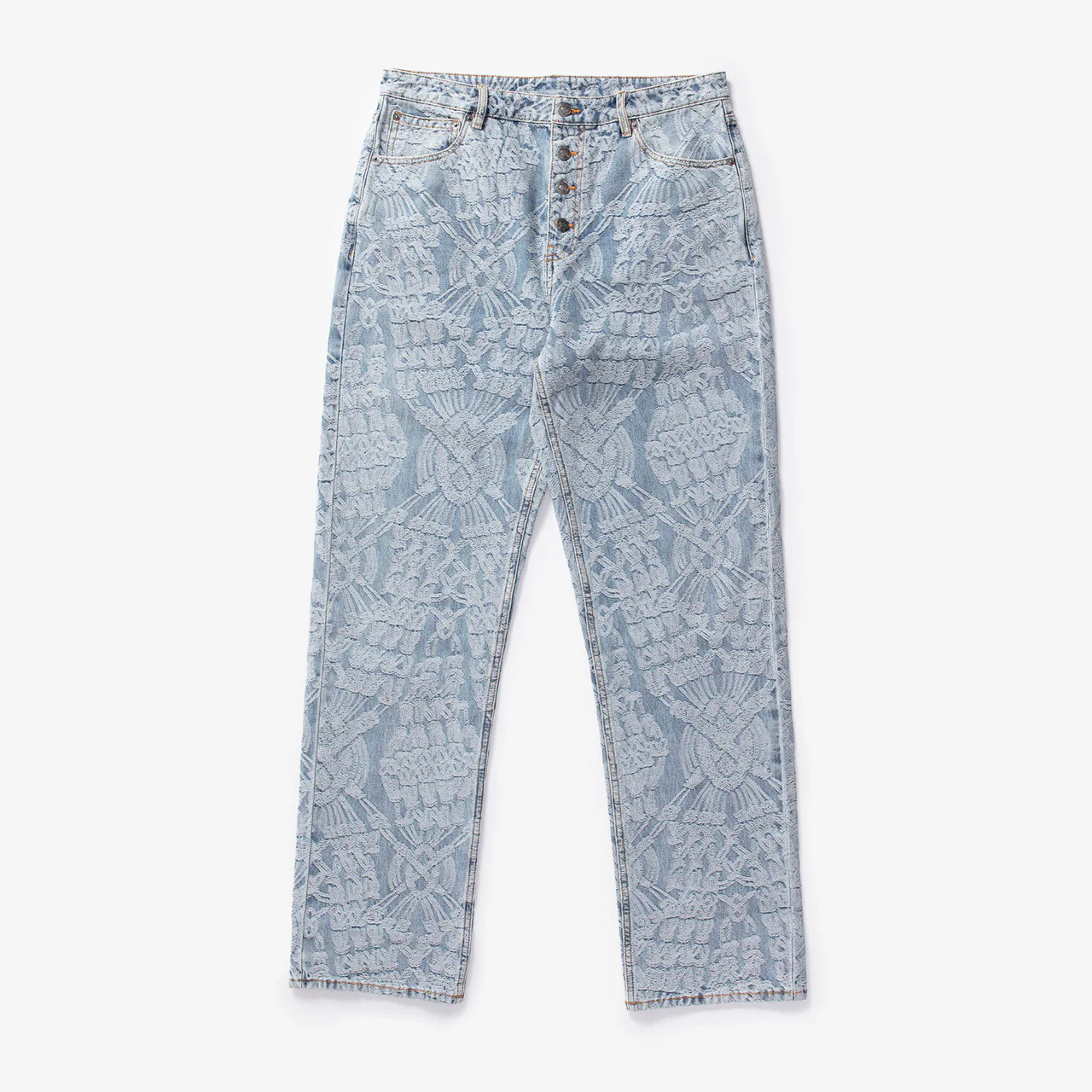 Settle Macrame Denim Pants - Image 7