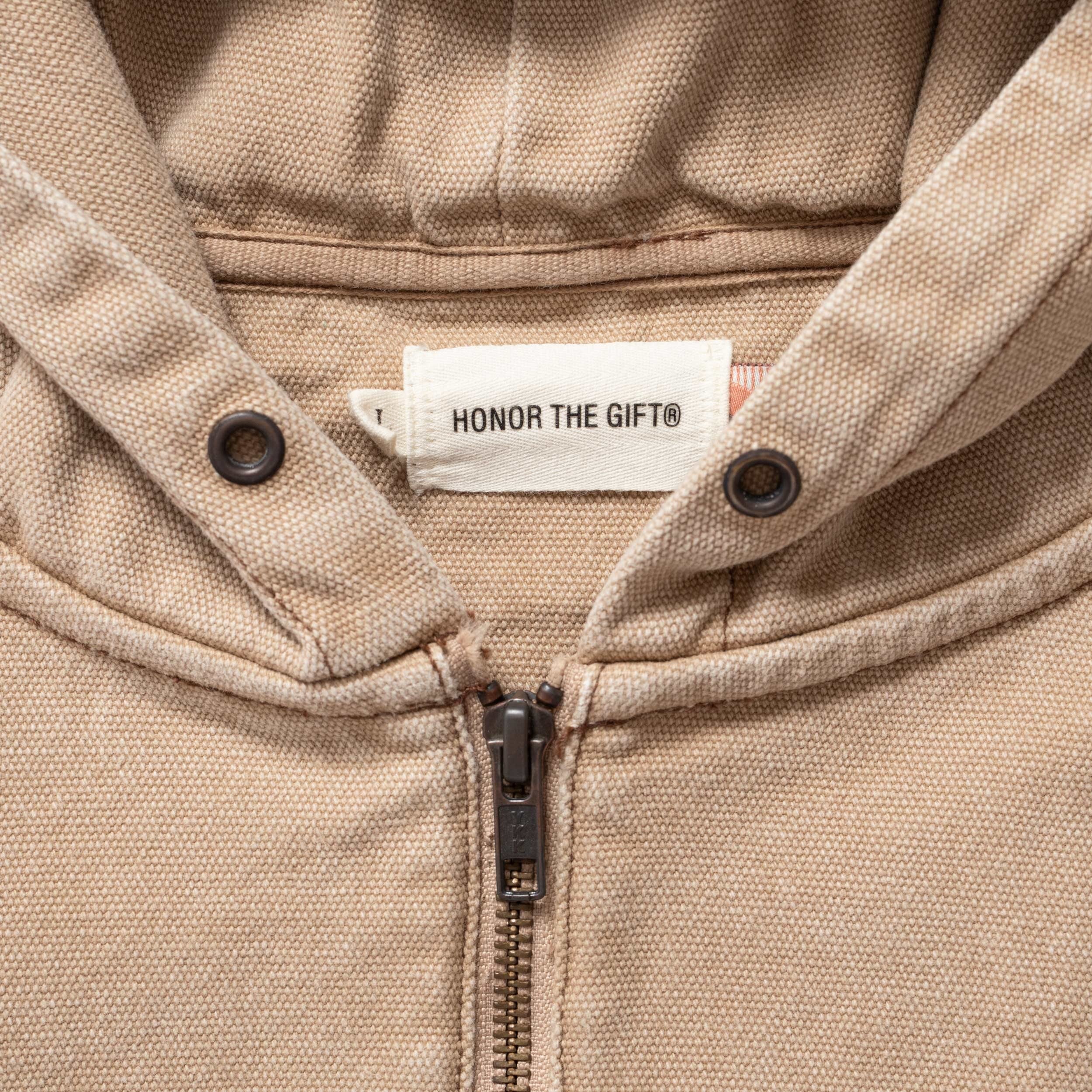 Washed Canvas Zip Hoodie - Image 4