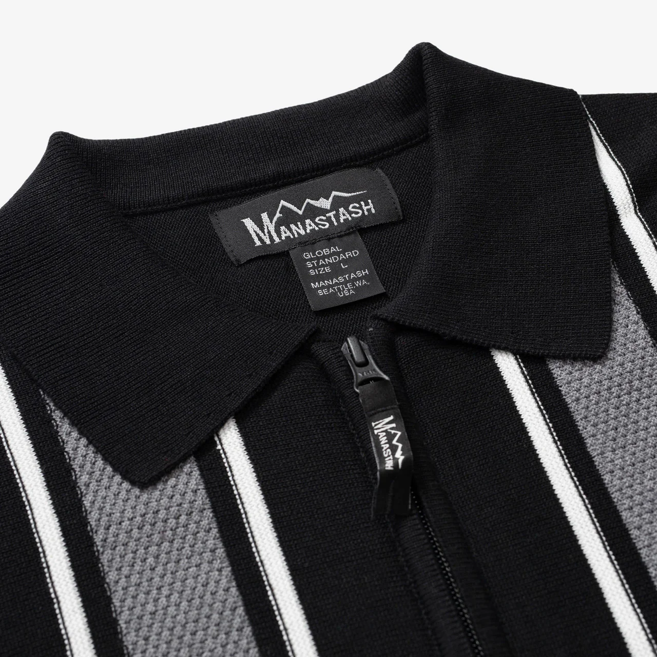 Mca Stripe Zip Knit - Image 3