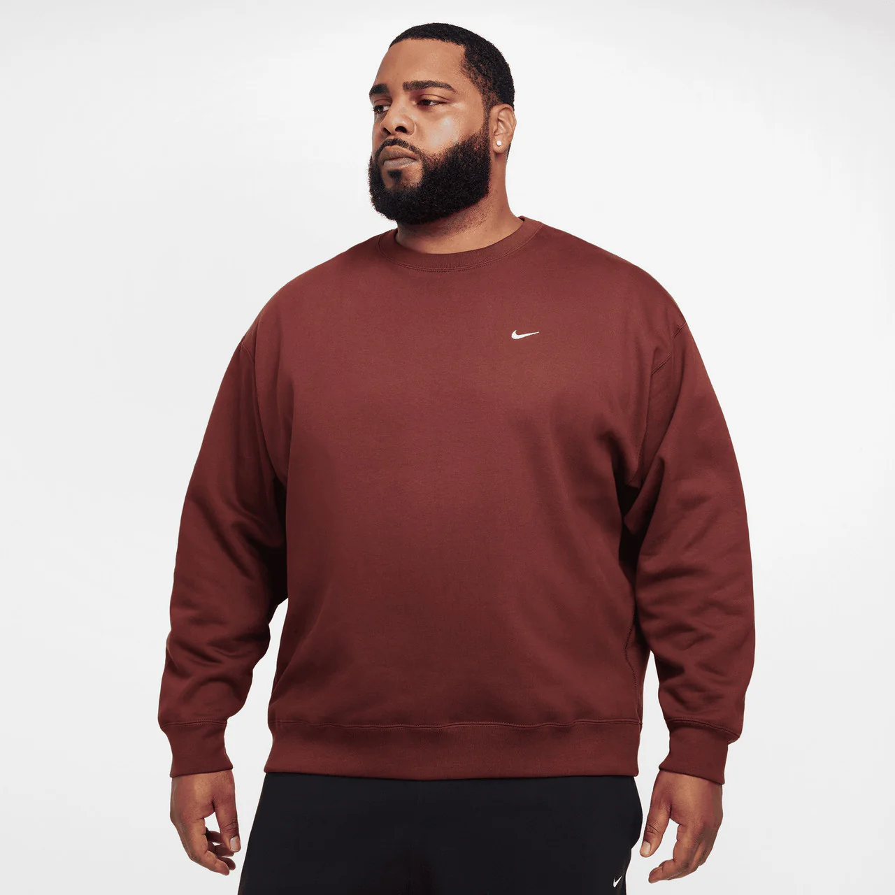 Solo Swoosh Fleece Crew - Image 6