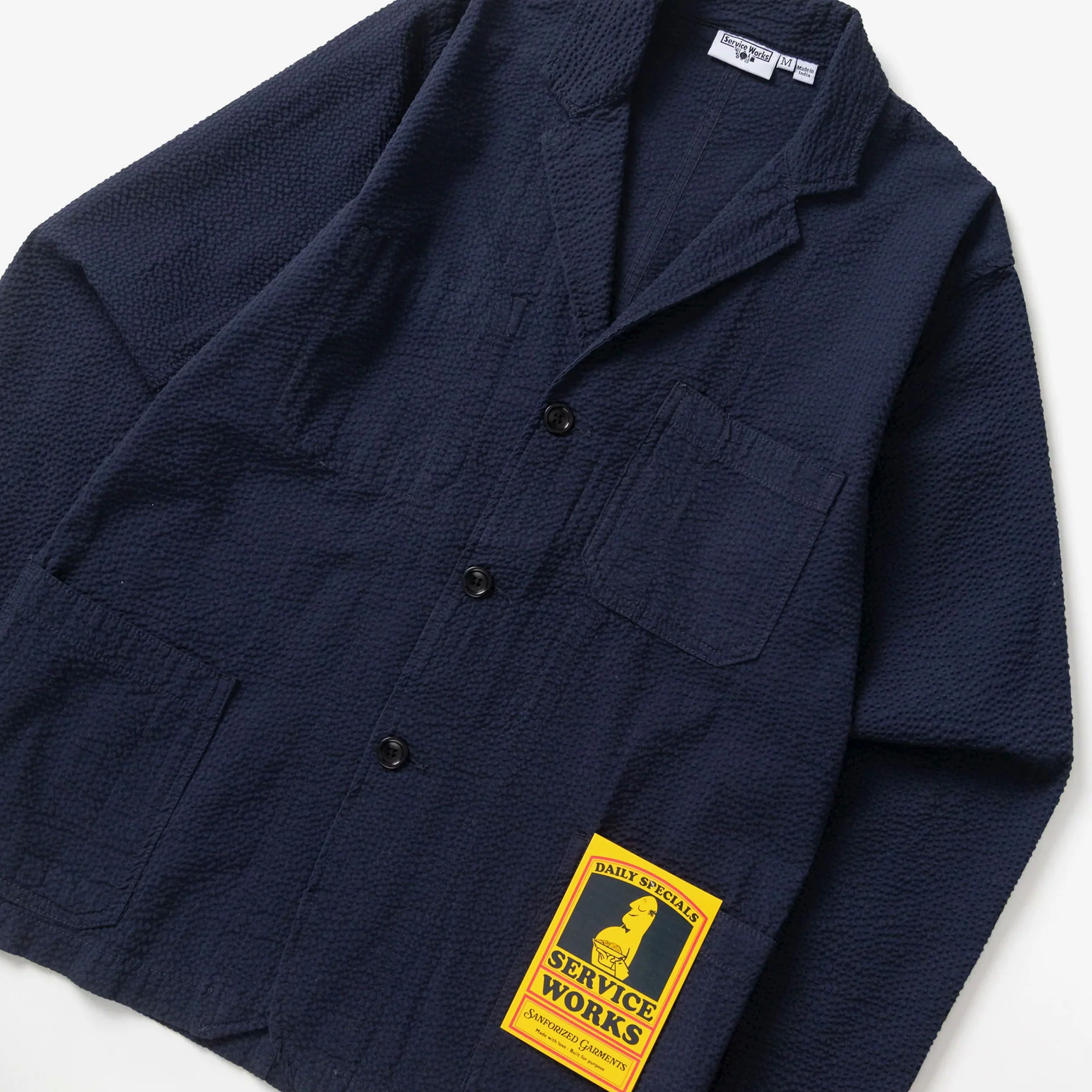 Seersucker Server Suit Jacket - Image 2