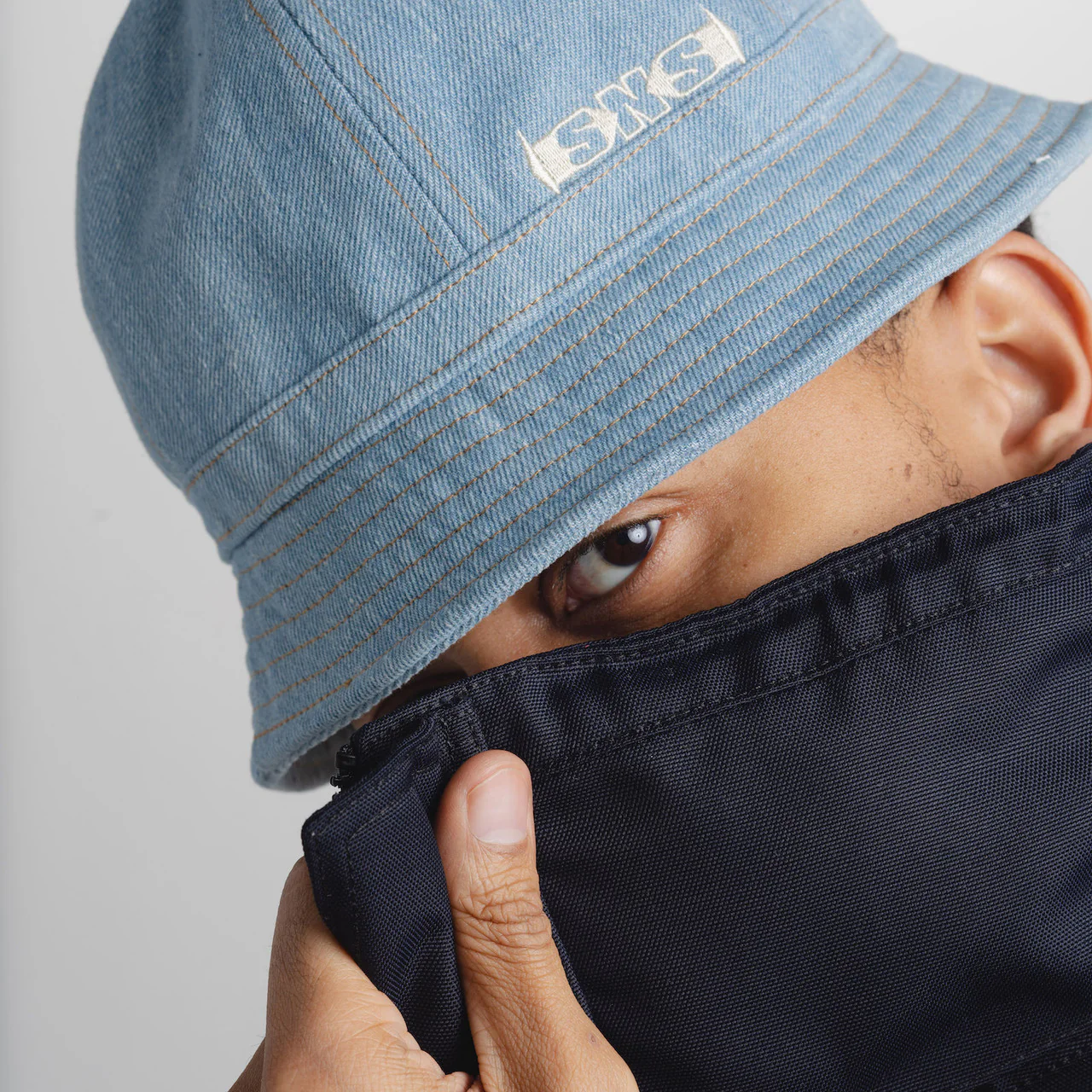Denim Bell Bucket - Image 6